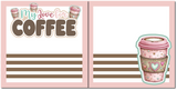 My Love for Coffee - Scrapbook Double Page Kit