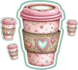 My Love for Coffee - Scrapbook Double Page Kit