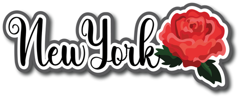 New York - Scrapbook Page Title Sticker
