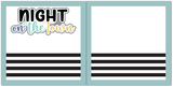 Night on the Town - Scrapbook Double Page Kit
