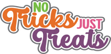 No Tricks Just Treats - 6 Frames - Scrapbook Page Layered Overlay Kit