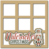 Nutcracker Christmas - 6 Frames - Scrapbook Page Layered Overlay Kit