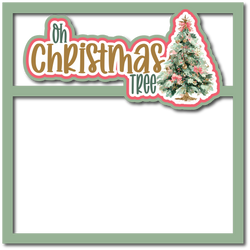 Oh Christmas Tree - Scrapbook Page Layered Overlay Kit
