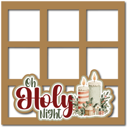 Oh Holy Night - Scrapbook Page Layered Overlay Kit