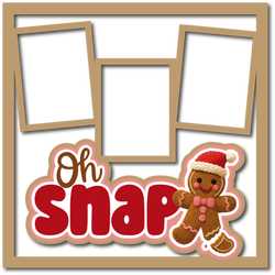 Oh Snap - 3 Frames - Scrapbook Page Layered Overlay Kit