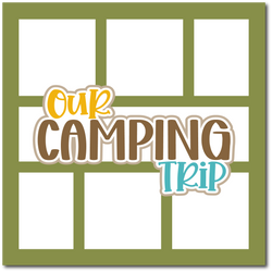 Our Camping Trip - Scrapbook Single Page Kit