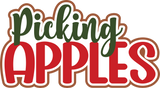 Picking Apples - 3  Frames - Scrapbook Page Layered Overlay Kit