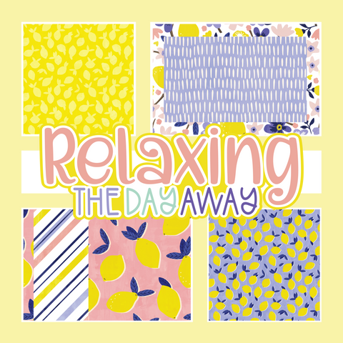 Relaxing the Day Away - Scrapbook Single Page Kit