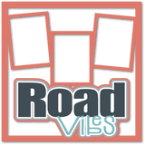 Road Vibes - 3 Frames - Scrapbook Page Layered Overlay Kit