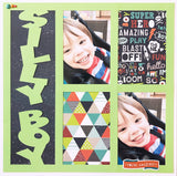 Silly Boy - 4 Vertical Frames - Digital Cut File - SVG - INSTANT DOWNLOAD