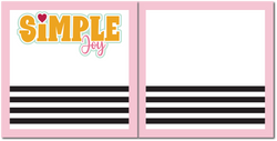 Simply Joy - Scrapbook Double Page Kit