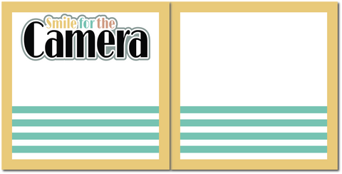 Smile for the Camera - Scrapbook Double Page Kit