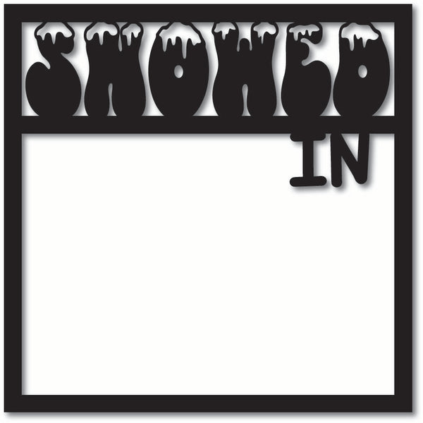 Snowed In - Scrapbook Page Overlay