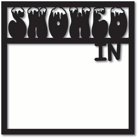 Snowed In - Scrapbook Page Overlay