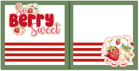 So Berry Sweet - Scrapbook Double Page Kit
