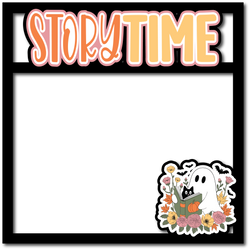 Story Time - Halloween - Scrapbook Page Layered Overlay Kit