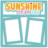 Sunshine on My Face - 2 Frames - Scrapbook Page Layered Overlay Kit