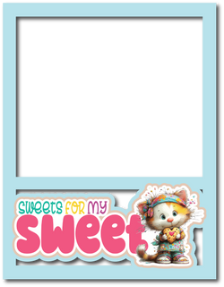 Sweets for My Sweet - Scrapbook Page Layered Overlay Kit - 8.5 x 11 (Copy)