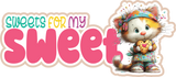 Sweets for My Sweet - 5 Frames - Scrapbook Page Layered Overlay Kit