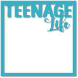 Teenage Life - Scrapbook Page Overlay - Choose a Color