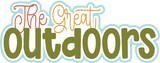 The Great Outdoors - 4 Frames - Scrapbook Page Layered Overlay Kit
