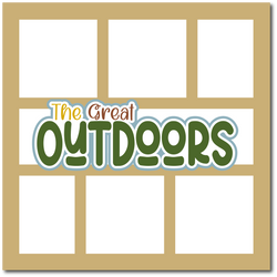 The Great Outdoors - Scrapbook Single Page Kit
