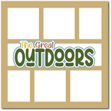 The Great Outdoors - Scrapbook Single Page Kit