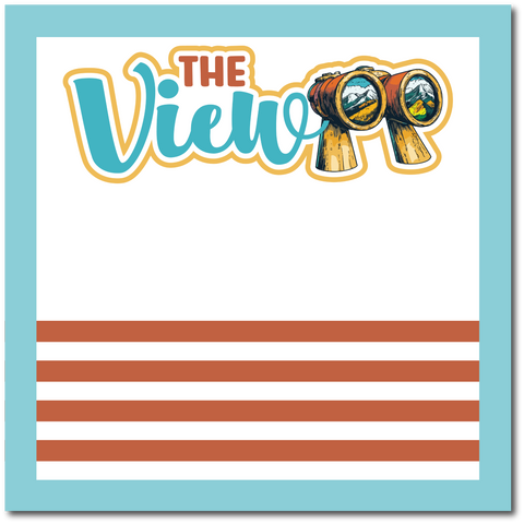 The View - Scrapbook Single Page Kit