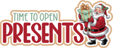Time To Open Presents - 4 Frames - Scrapbook Page Layered Overlay Kit