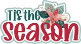 Tis the Season - 2 Frames - Scrapbook Page Layered Overlay Kit - 8.5 x 11