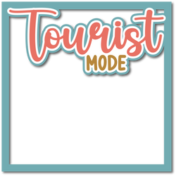 Tourist Vibes - Layered Overlay - Digital Cut File - SVG - INSTANT DOWNLOAD