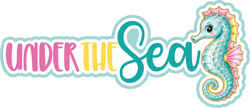 Under the Sea - Scrapbook Page Title Sticker