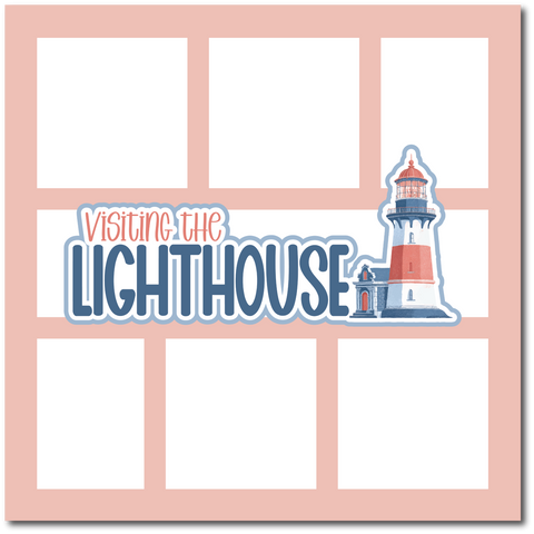Visiting the Lighthouse - Scrapbook Single Page Kit