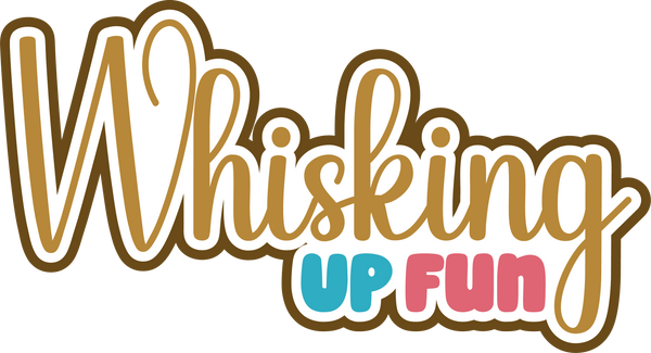 Whisking Up Fun - Scrapbook Page Title Sticker