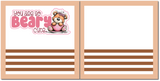 You are So Beary Cute - Scrapbook Double Page Kit