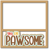 You are Pawsome - Scrapbook Page Layered Overlay Kit
