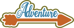 Adventure - Scrapbook Page Title Sticker