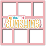 All About the Sunshine - 6 Frames - Scrapbook Page Layered Overlay Kit
