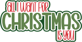 All I Want for Christmas is You - Scrapbook Page Layered Overlay Kit