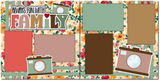 Always Fun with Family - Scrapbook Double Page Kit