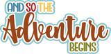 And So the Adventure Begins - 3 Frames - Scrapbook Page Layered Overlay Kit
