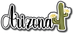 Arizona - Scrapbook Page Title Sticker