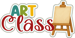 Art Class - Scrapbook Page Title Sticker