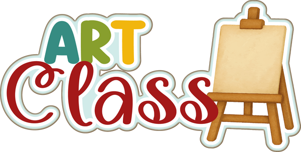 Art Class - Scrapbook Page Title Die Cut