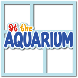 At the Aquarium - Layered Overlay - Digital Cut File - SVG - INSTANT DOWNLOAD