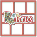 At the Arcade - 6 Frames - Scrapbook Page Layered Overlay Kit