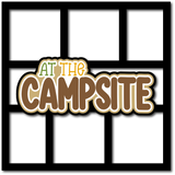 At the Campsite - 6 Frames - Scrapbook Page Layered Overlay Kit
