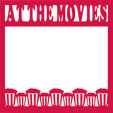 At the Movies - Scrapbook Page Overlay Die Cut - Choose a Color