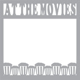 At the Movies - Scrapbook Page Overlay Die Cut - Choose a Color