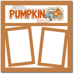 At the Pumpkin Patch - Scrapbook Single Page Kit